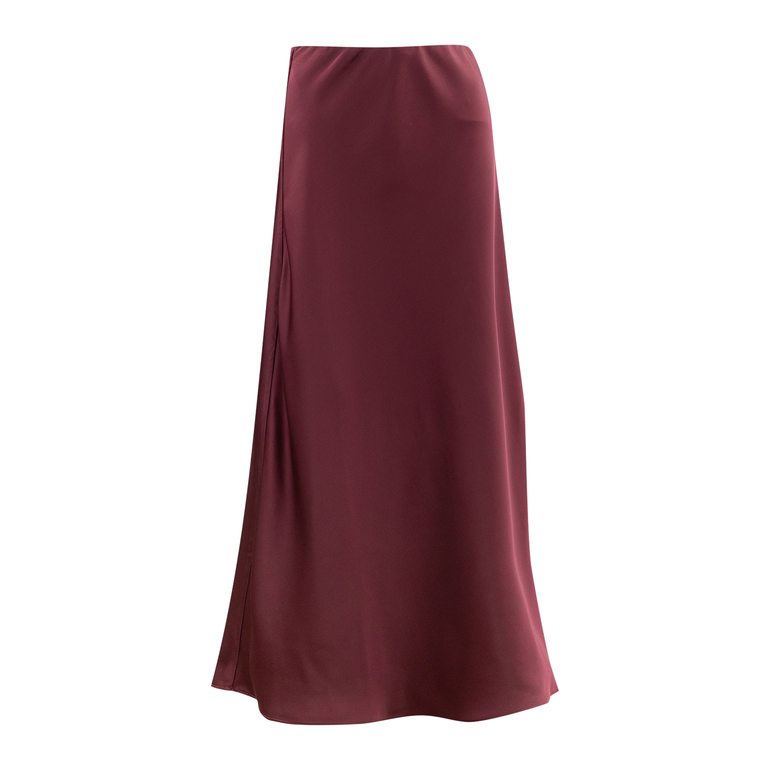 Maroon Maxi Skirt