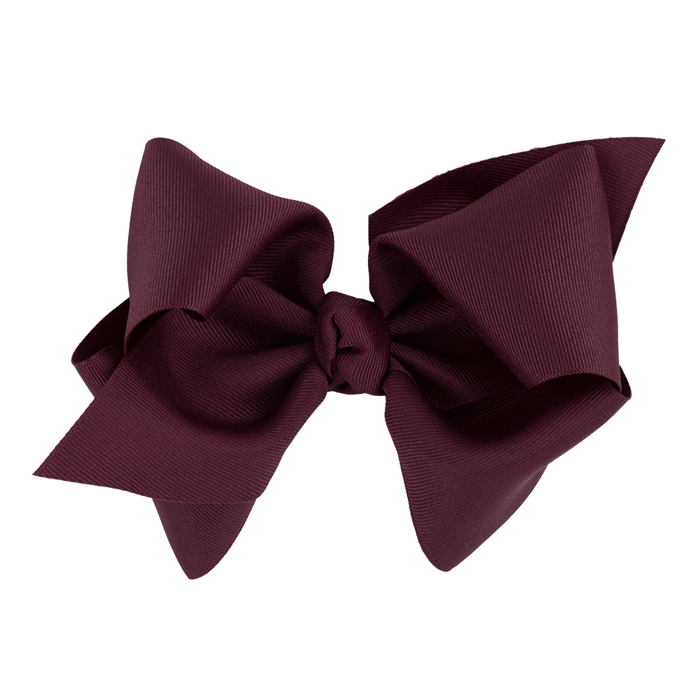 Maroon hair bow 