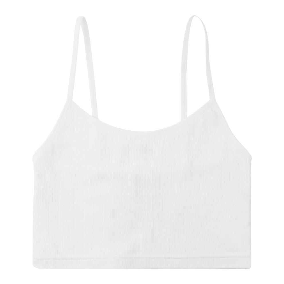 B*tches Hate Me Crop Tank in White