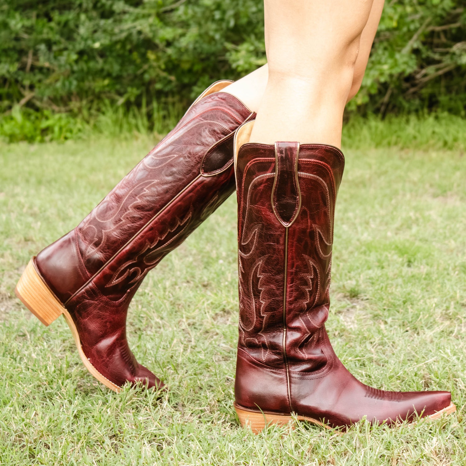 Tony Lama Women's Boot - Maroon