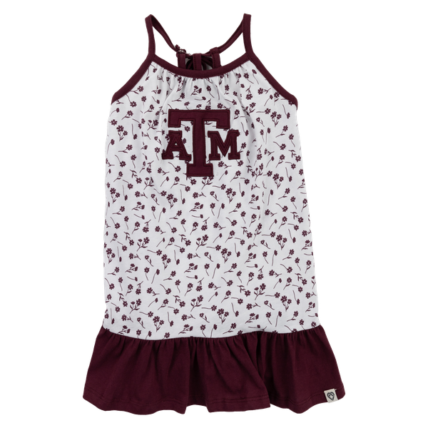 Texas A&M Toddle Robin Floral Dress