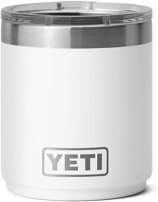 Texas A&M Yeti 10Oz White Rambler