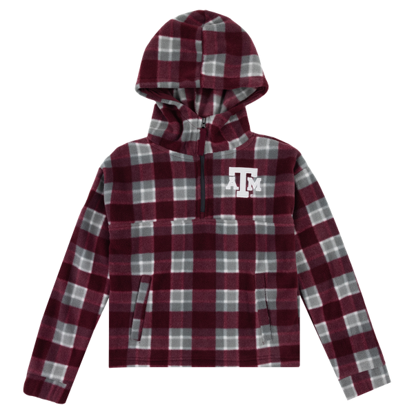 Texas A&M Girls Floofloover Quarter Zip Hoodie