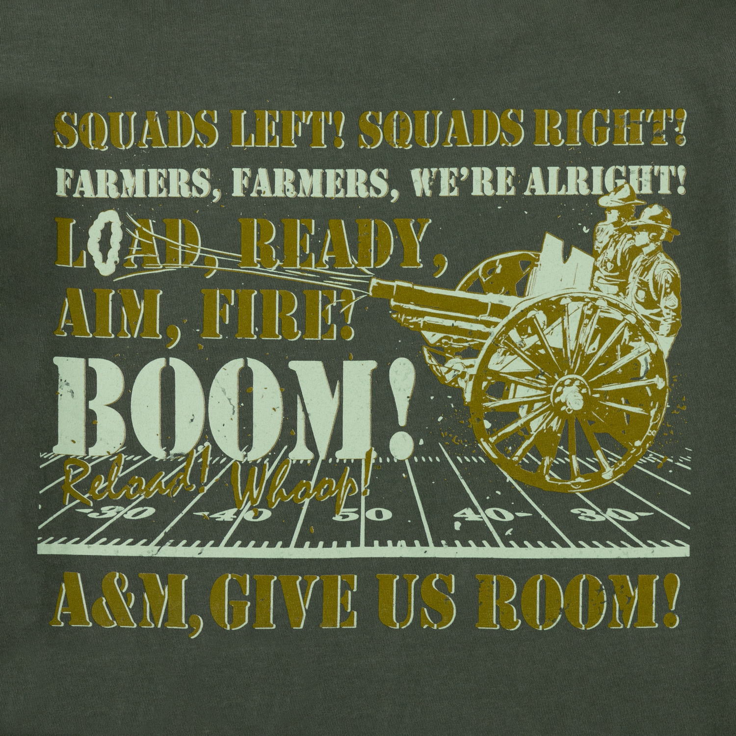 Texas A&M Ready Aim Fire Boom T-Shirt