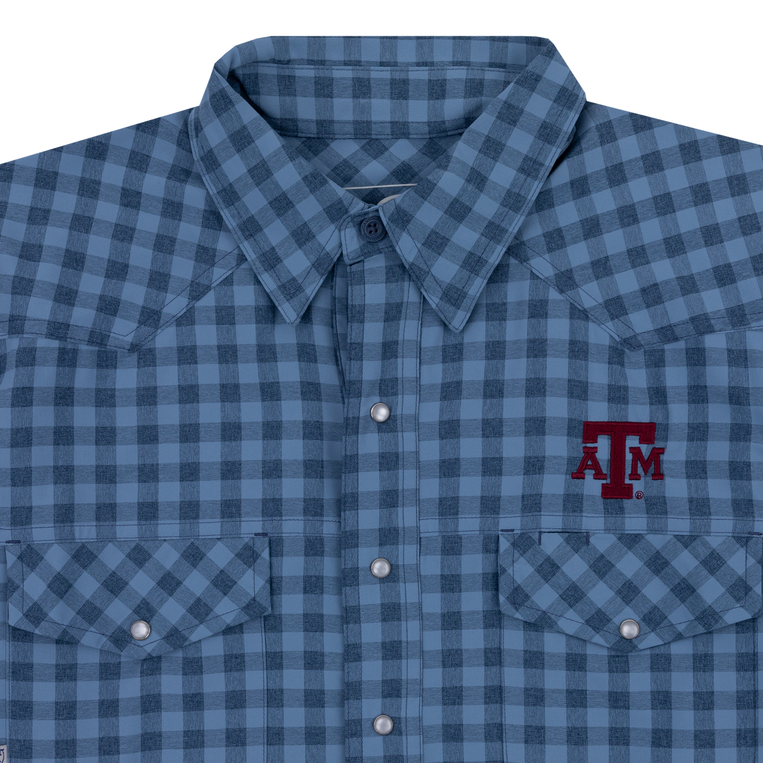 Texas A&M Slate Blue Pearl Snap Shirt