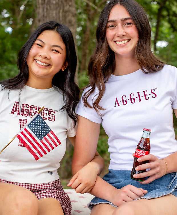 Maroon, White, and Blue