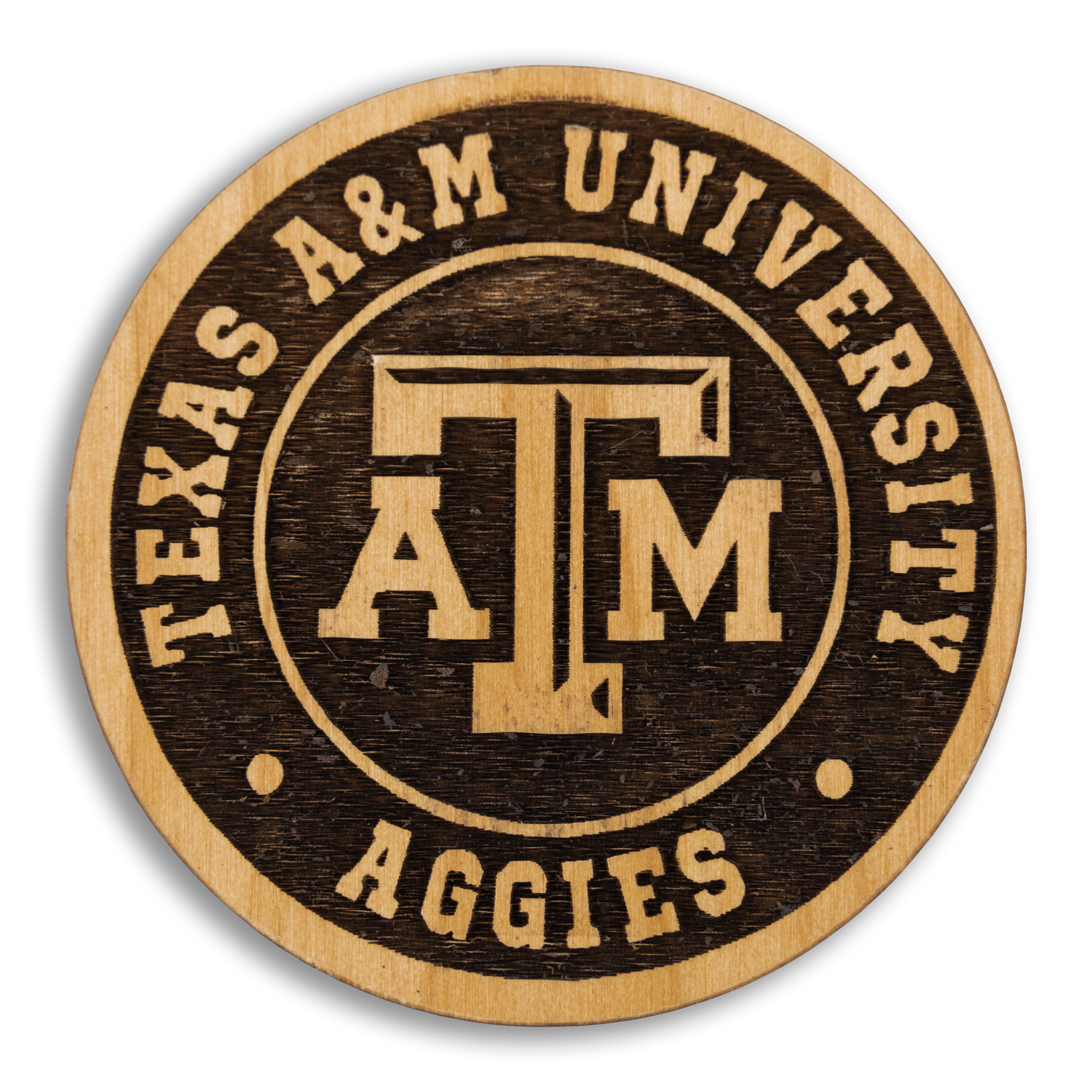 Texas A&M Aggies Wood Magnet