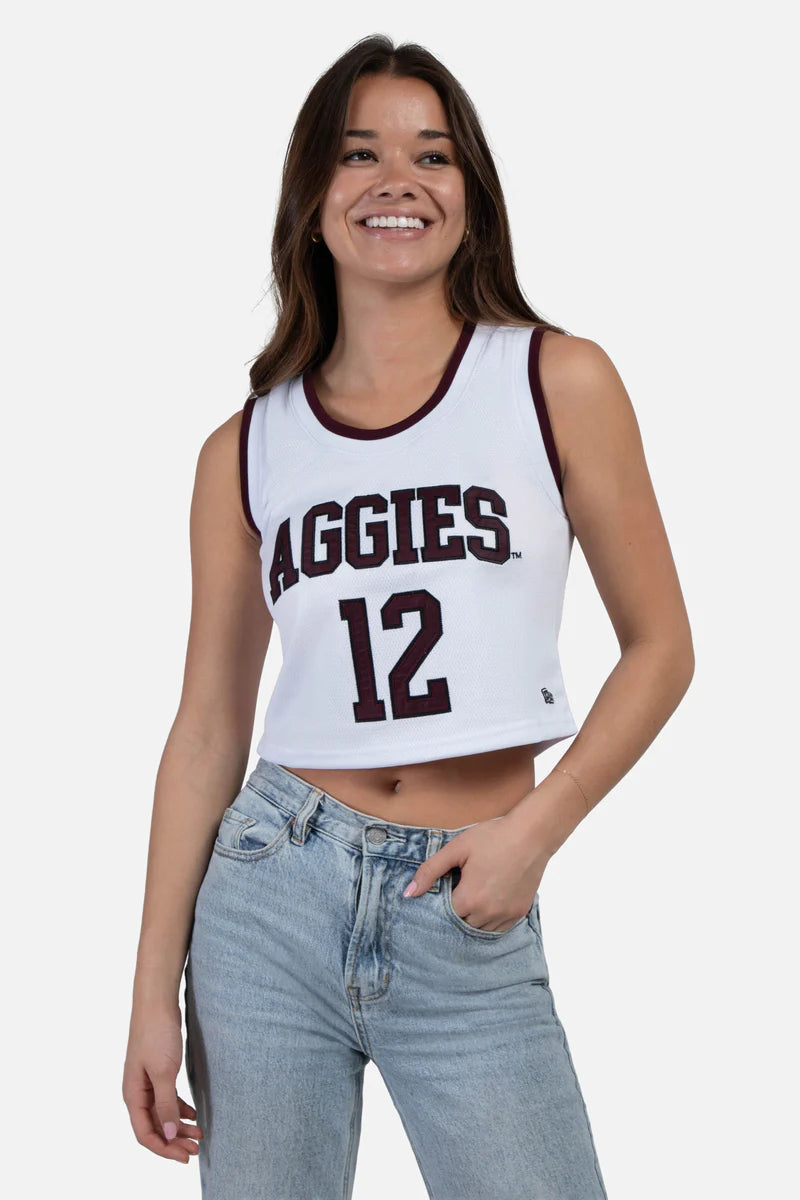 Texas A&M Aggies Cropped Basketball Jersey