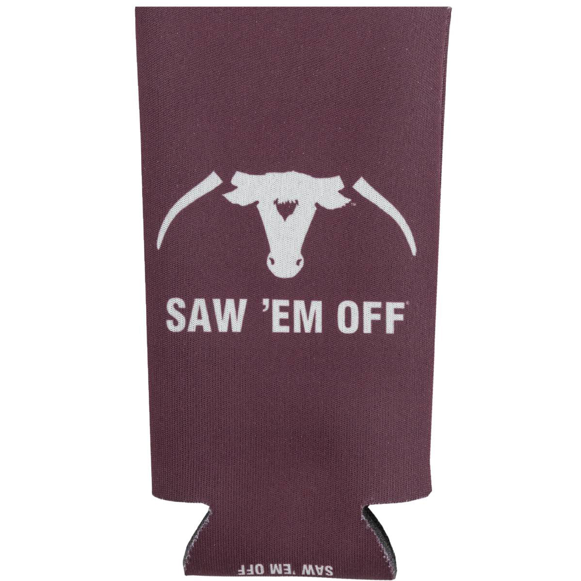 Basic Saw 'Em Off Slim Tall Boy Koozie