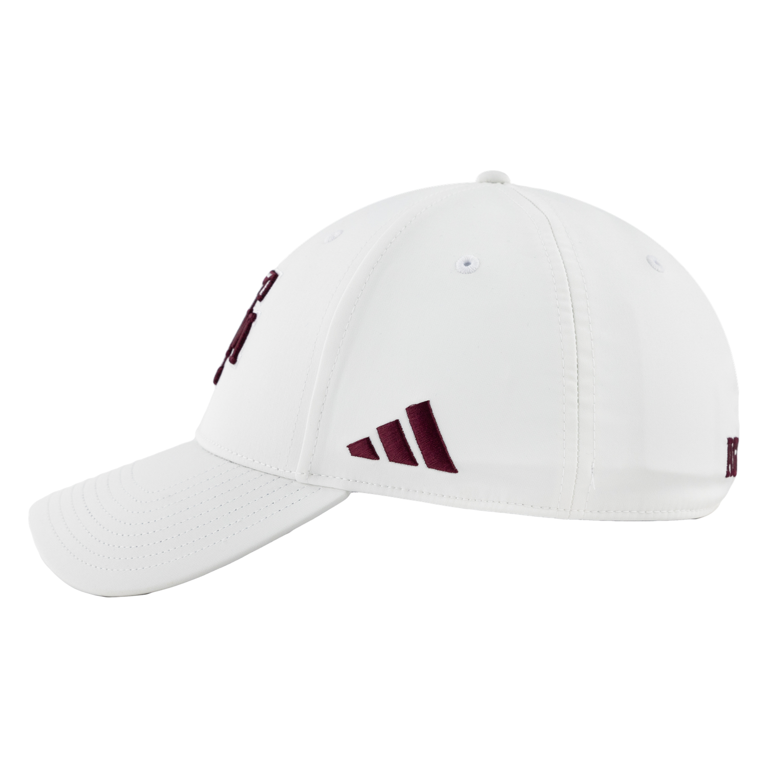 Texas A&M Adidas Coach Smooth Structured Flex Fitted Hat