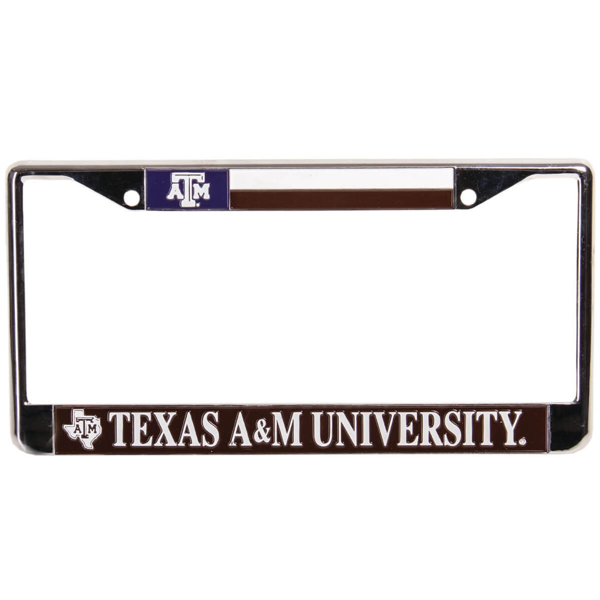 Texas A&M Texas Flag License Plate Frame
