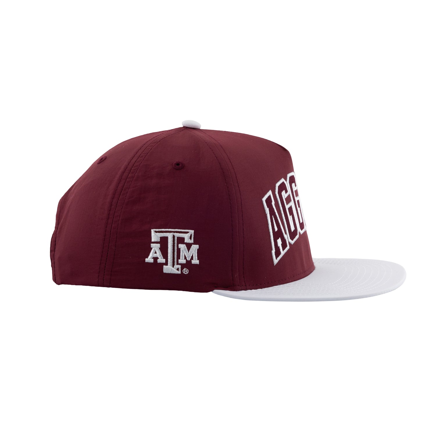 Texas A&M Aggies Varsity Letters Maroon Flat Bill Hat