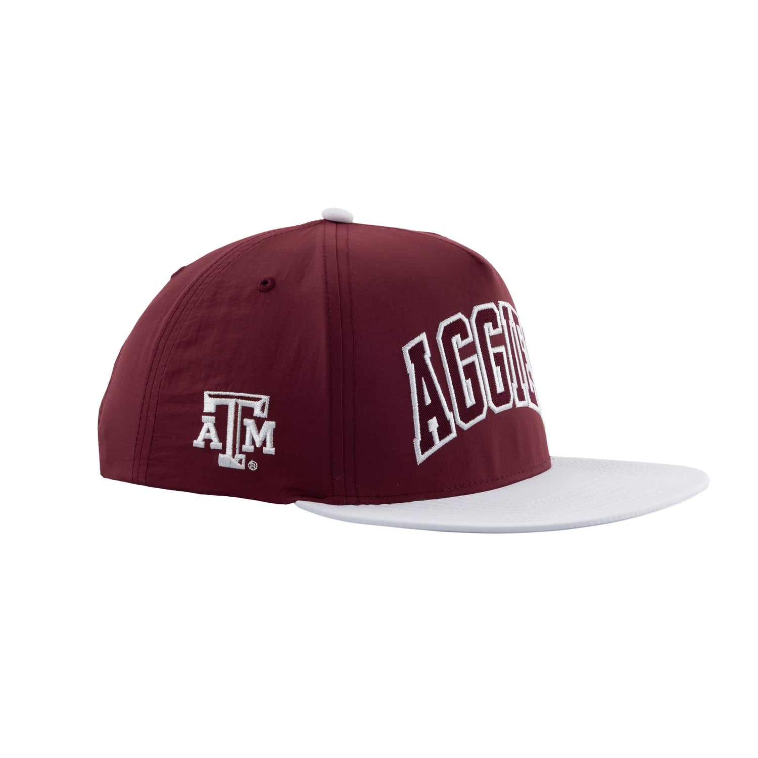 Texas A&M Aggies Varsity Letters Maroon Flat Bill Hat