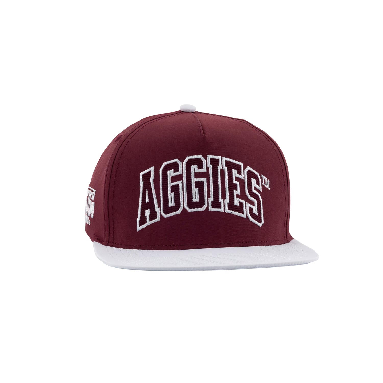 Texas A&M Aggies Varsity Letters Maroon Flat Bill Hat