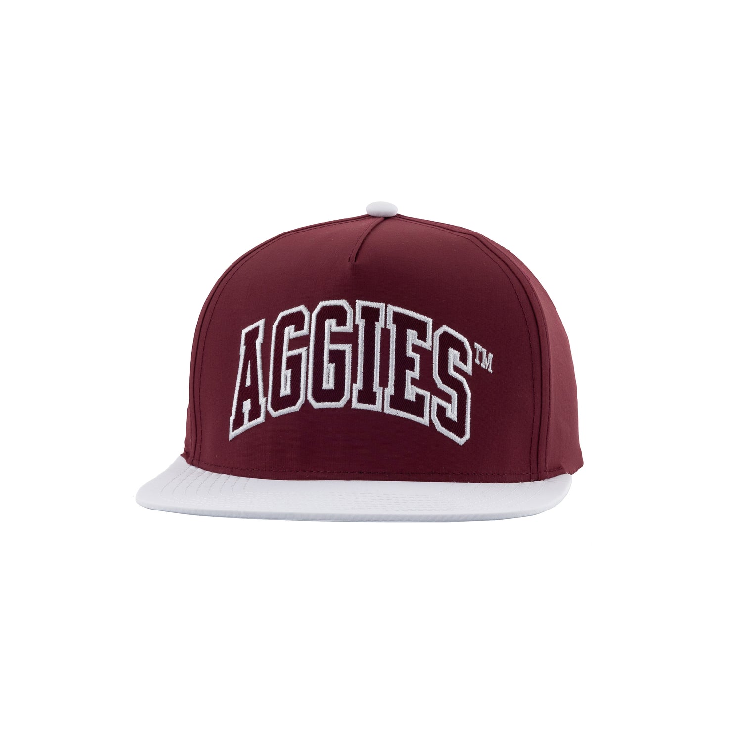 Texas A&M Aggies Varsity Letters Maroon Flat Bill Hat