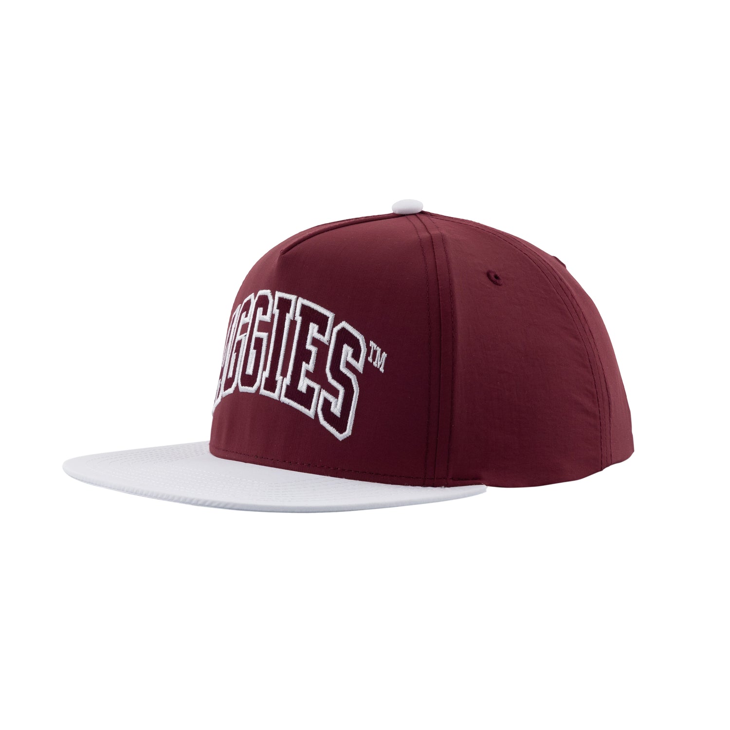 Collegiate Outfitters Youth Varsity Letters Maroon Flat Bill Hat