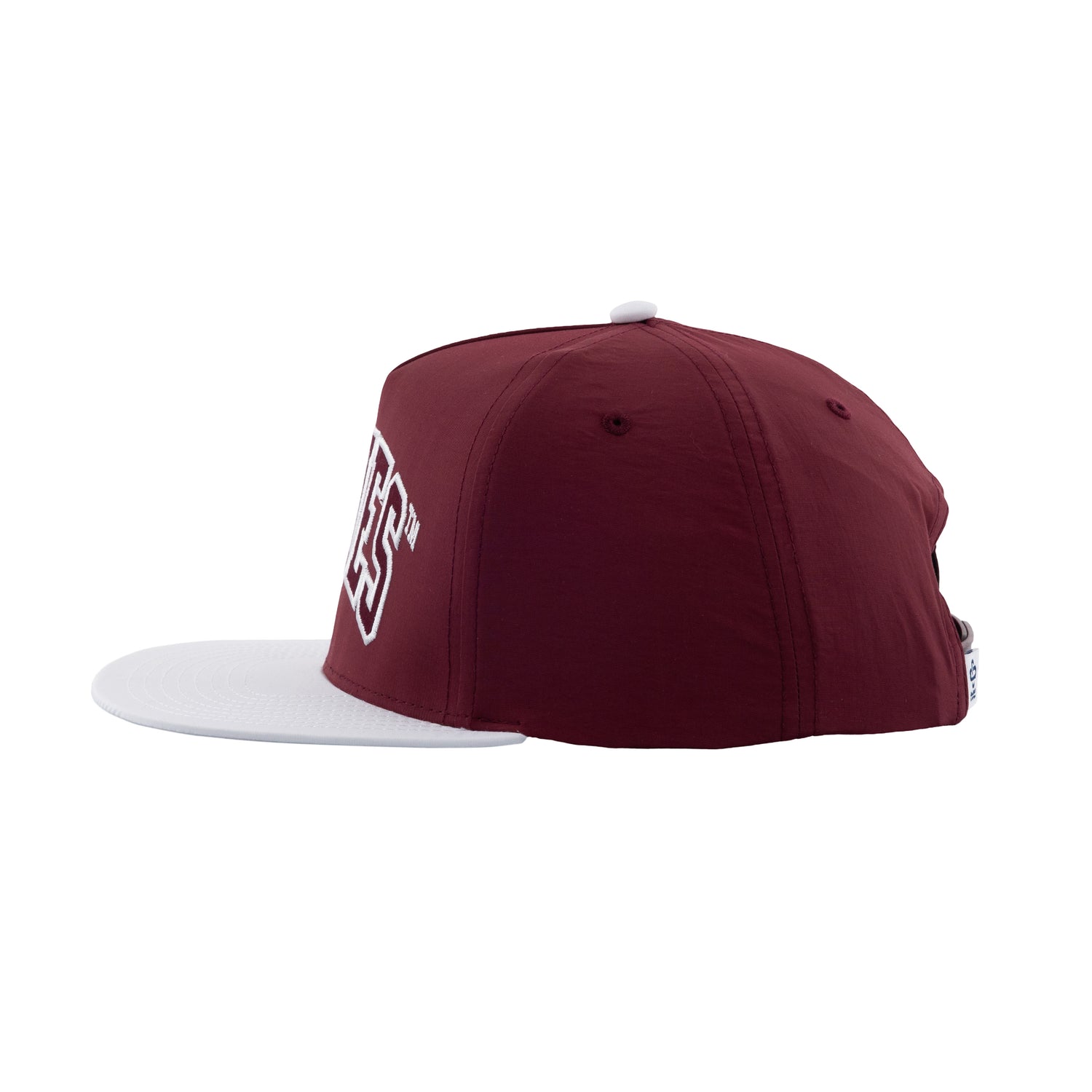Collegiate Outfitters Youth Varsity Letters Maroon Flat Bill Hat
