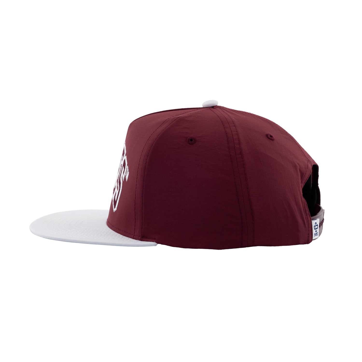 Collegiate Outfitters Youth Varsity Letters Maroon Flat Bill Hat