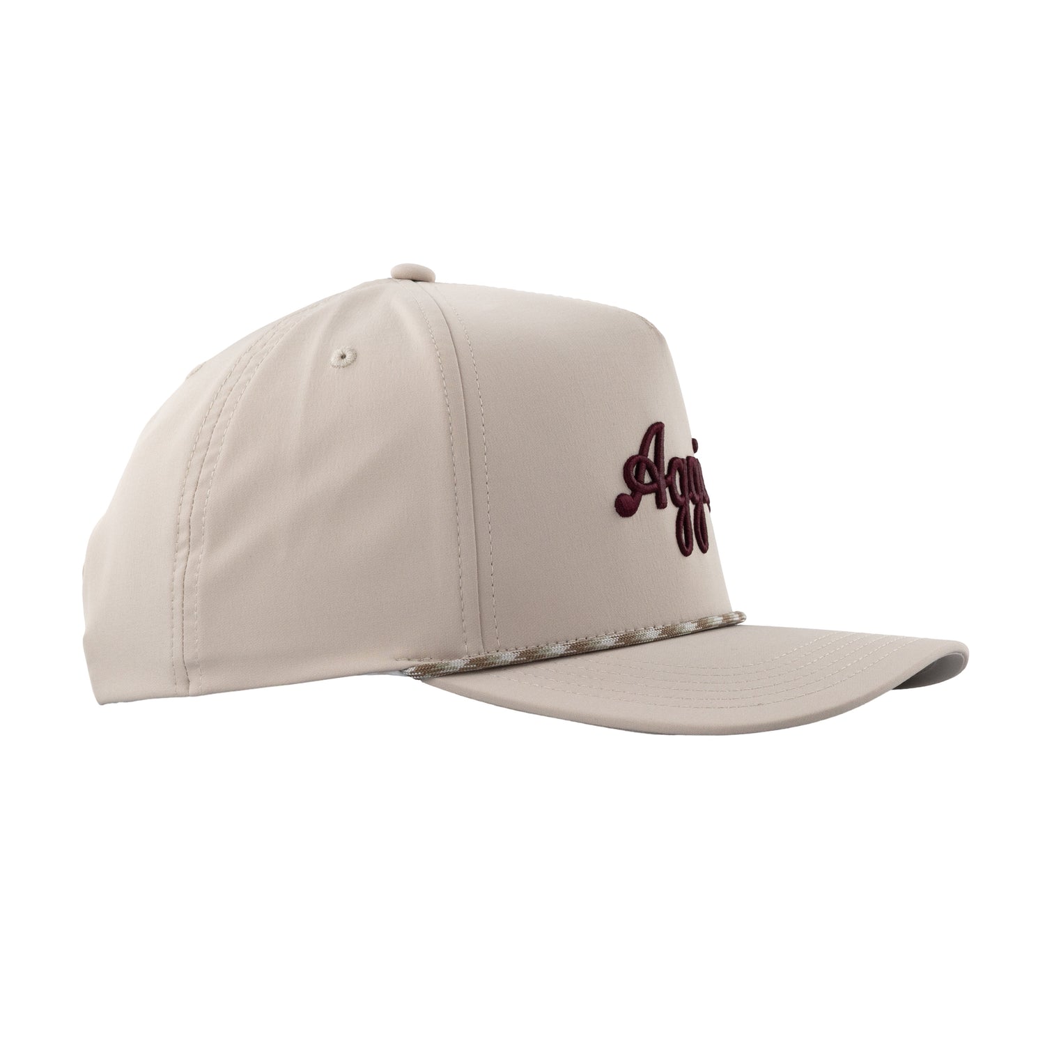 Collegiate Outfitters Khaki Script Aggies Hat