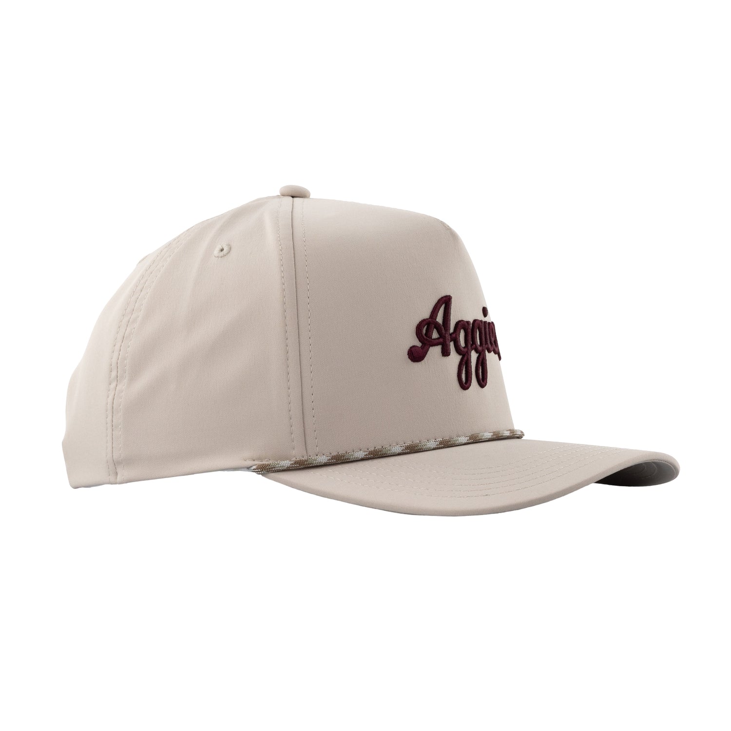 Collegiate Outfitters Khaki Script Aggies Hat