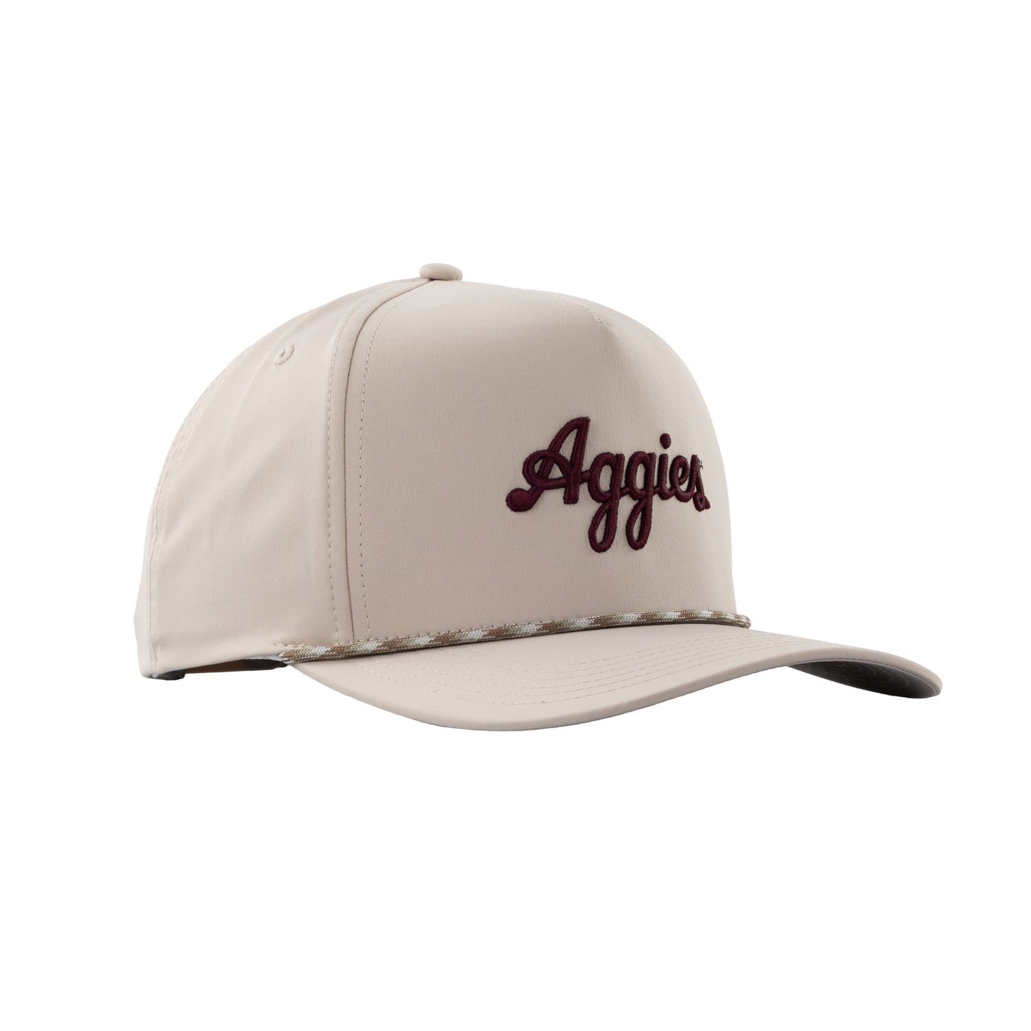 Collegiate Outfitters Khaki Script Aggies Hat