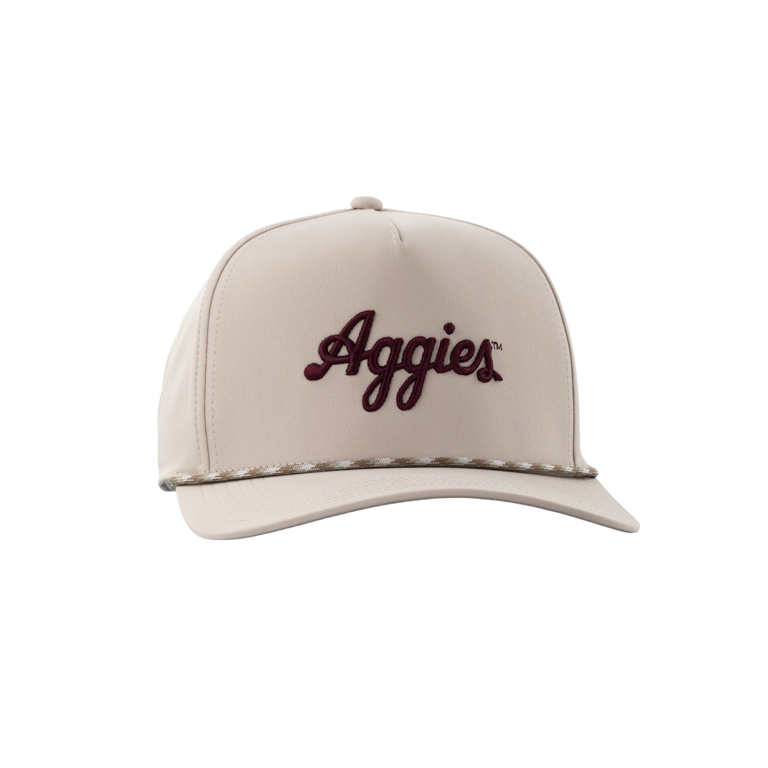 Collegiate Outfitters Khaki Script Aggies Hat