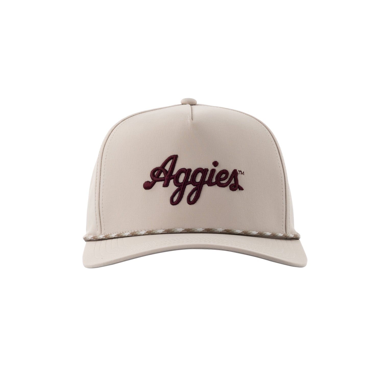 Collegiate Outfitters Khaki Script Aggies Hat
