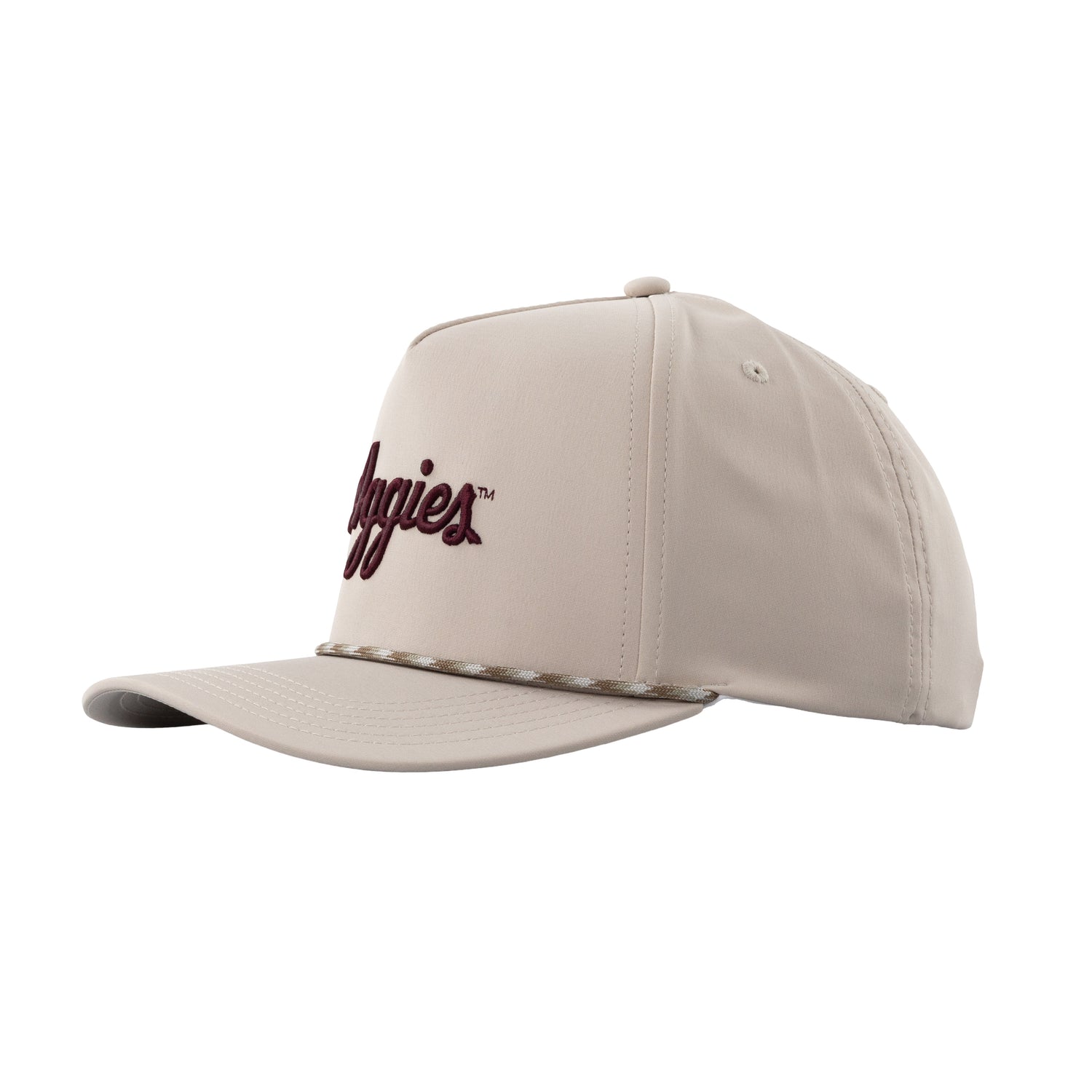 Collegiate Outfitters Khaki Script Aggies Hat
