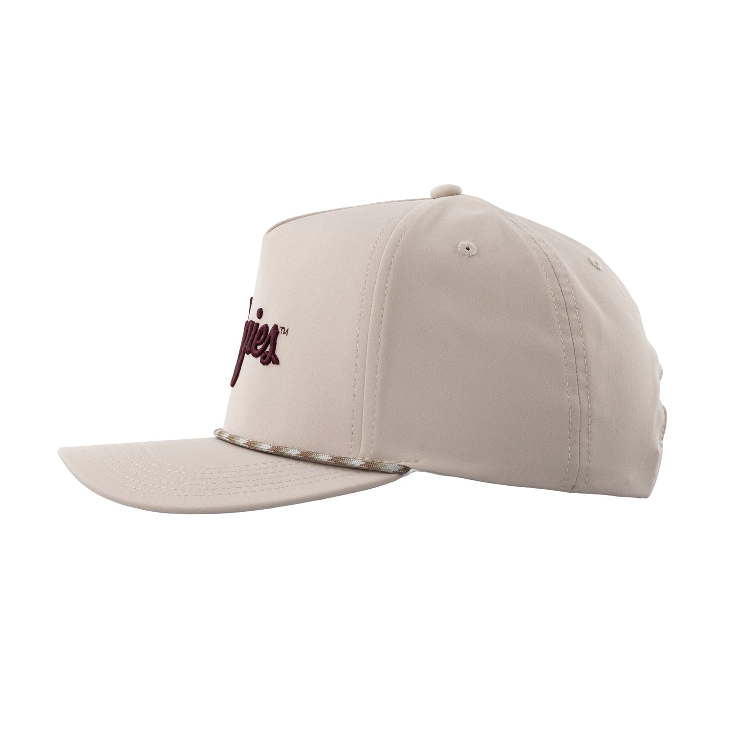 Collegiate Outfitters Khaki Script Aggies Hat