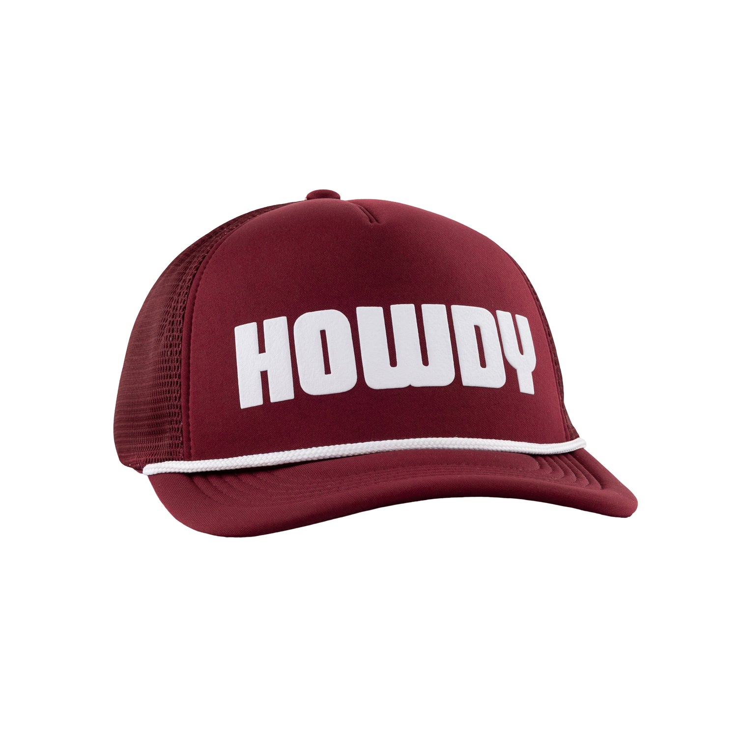 Collegiate Outfitters Howdy Foam Rope Trucker Hat