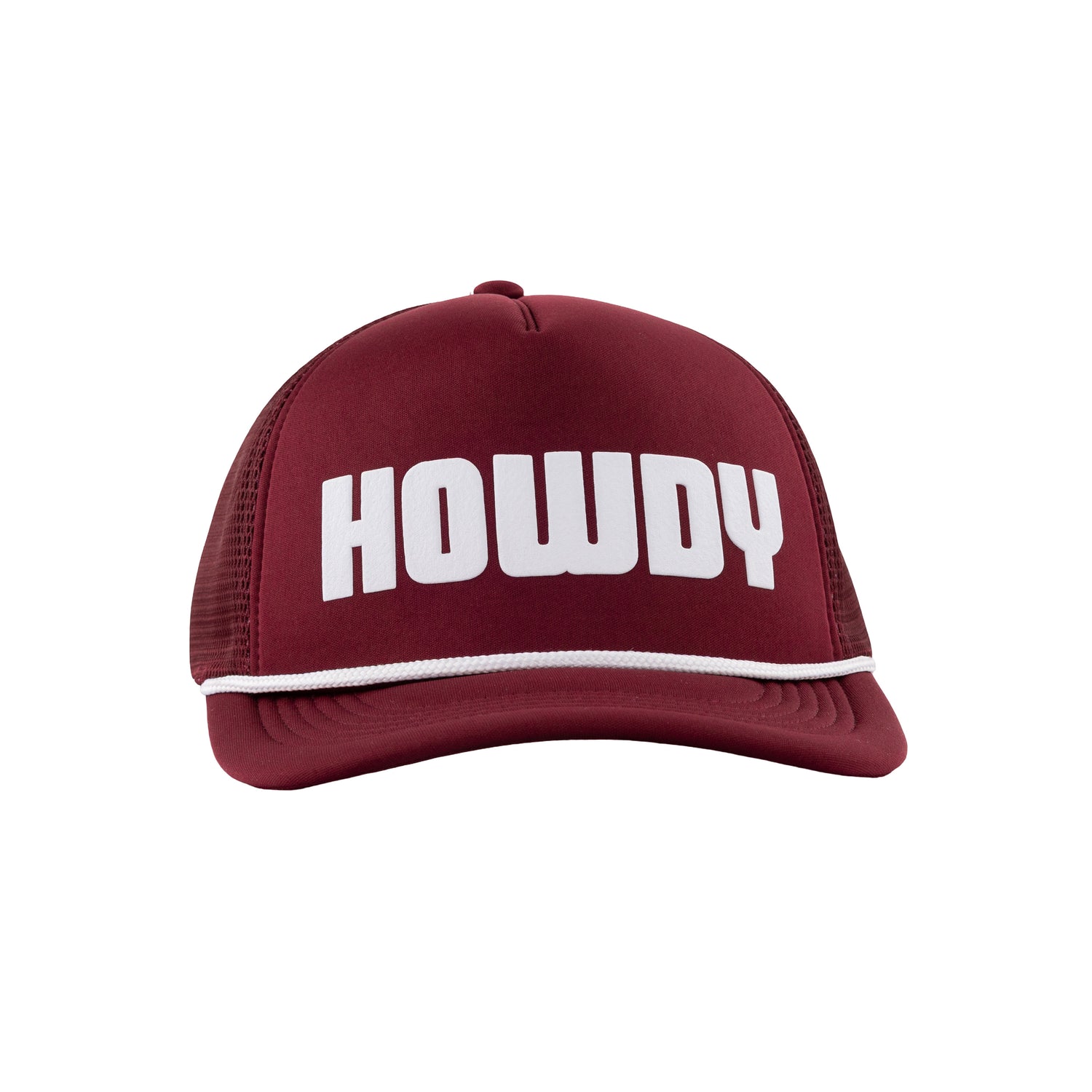 Collegiate Outfitters Howdy Foam Rope Trucker Hat