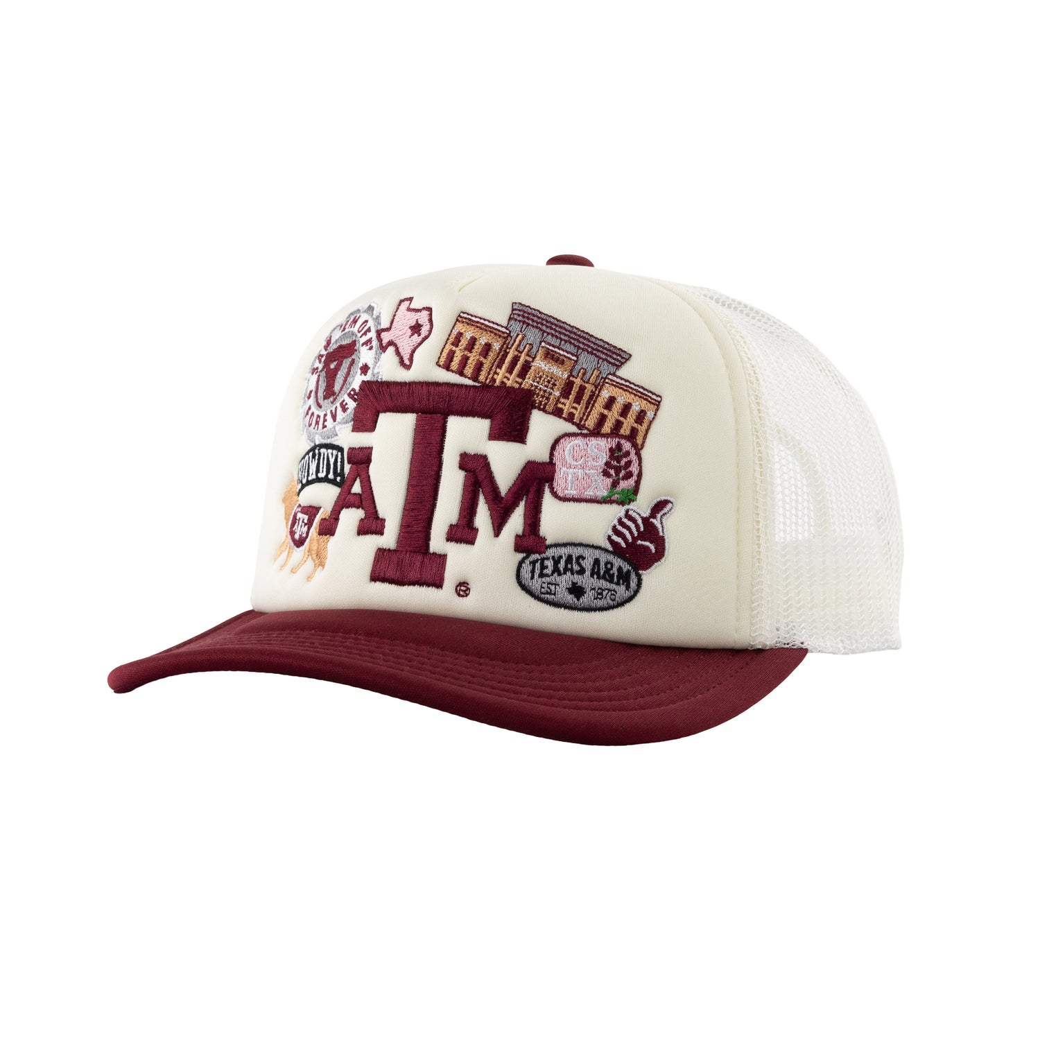 Texas A&M University Collegiate Outfitters All Over Patch Hat