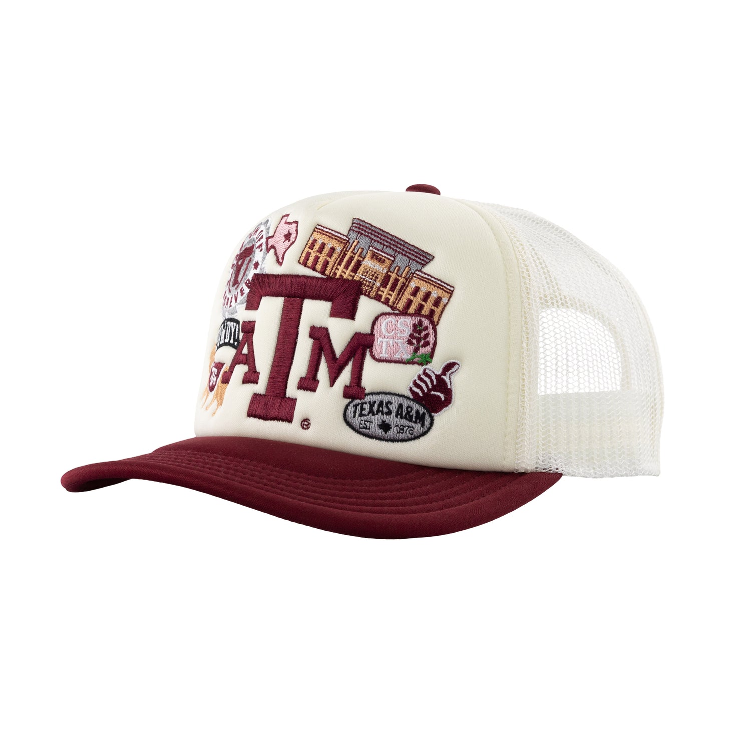Texas A&M University Collegiate Outfitters All Over Patch Hat
