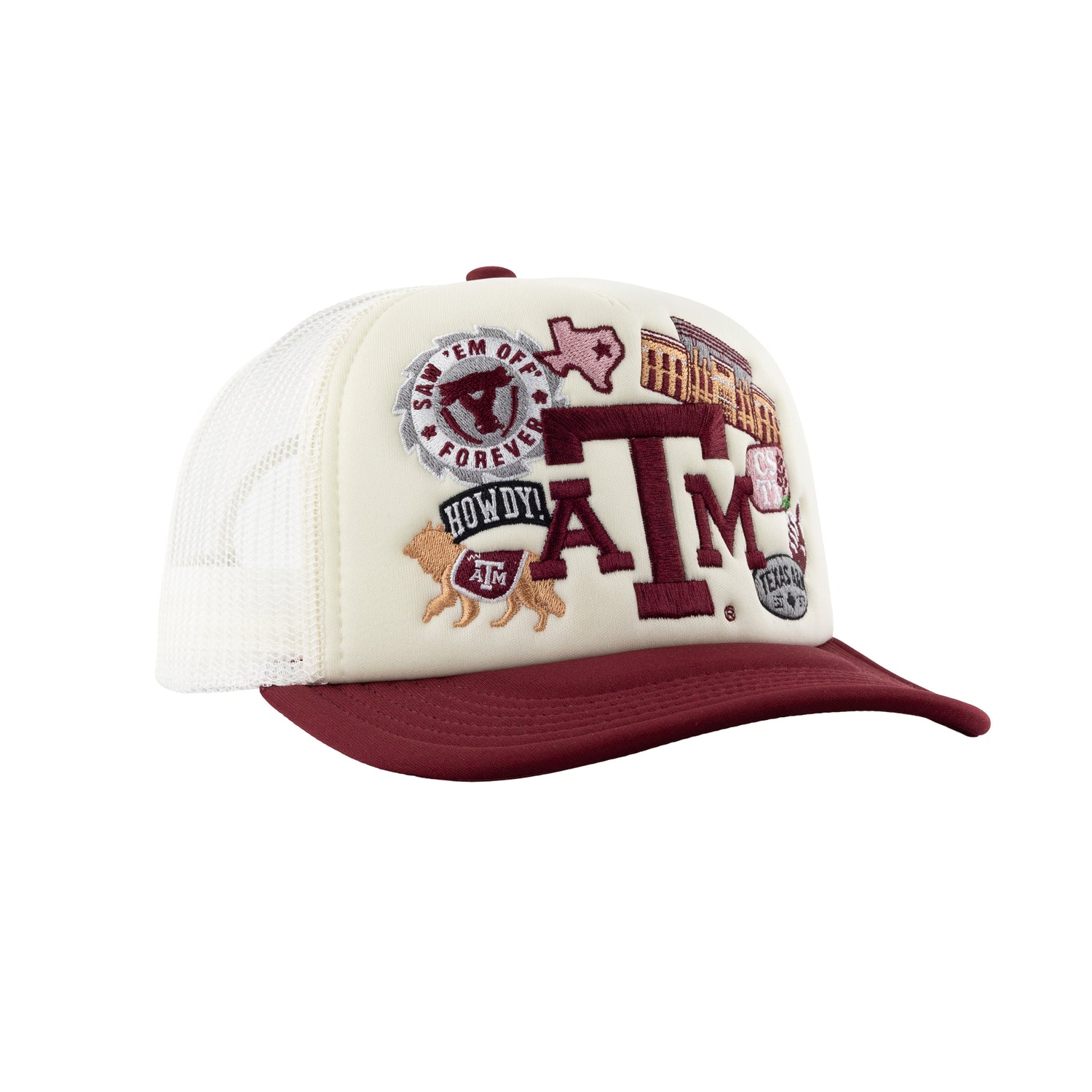 Texas A&M University Collegiate Outfitters All Over Patch Hat