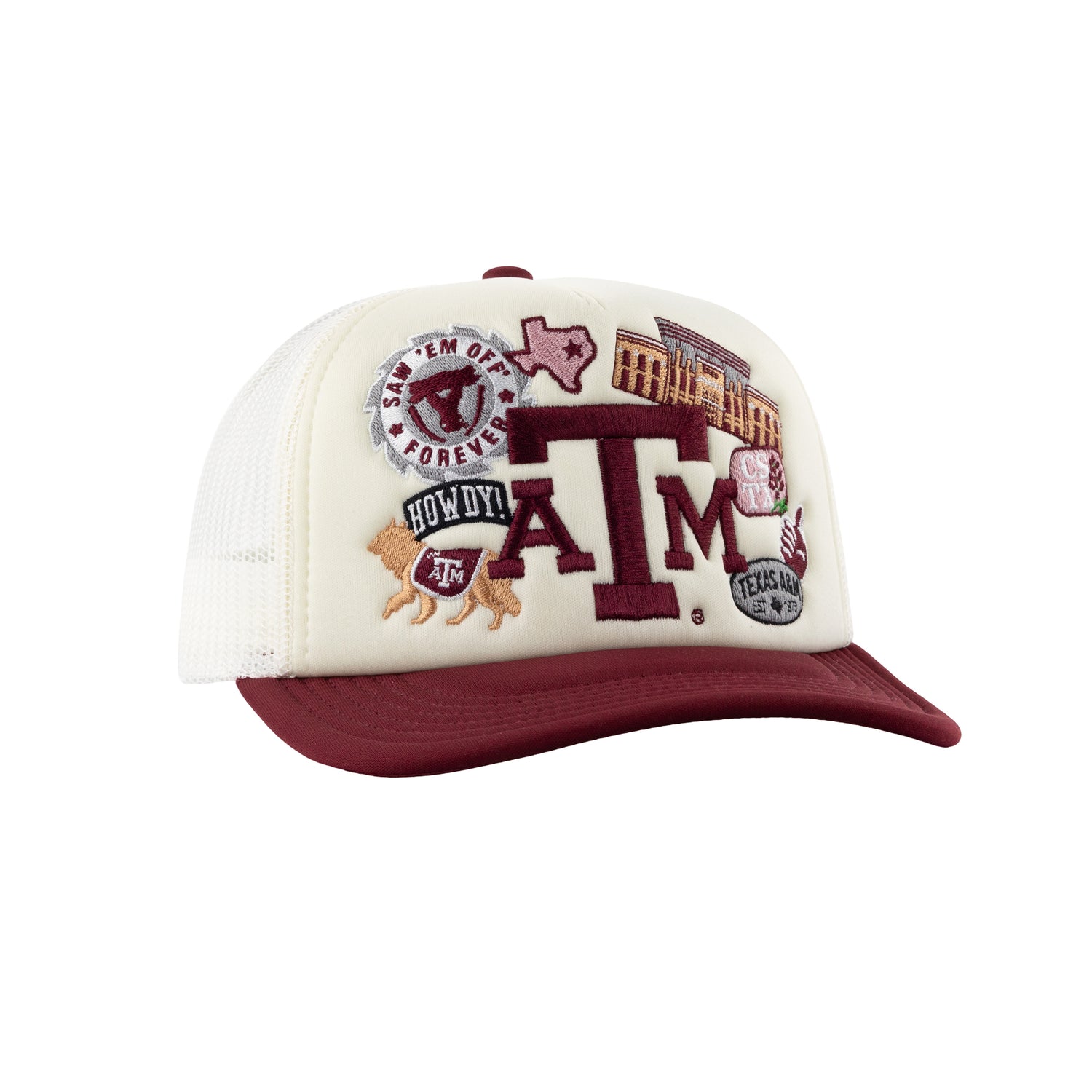 Texas A&M University Collegiate Outfitters All Over Patch Hat