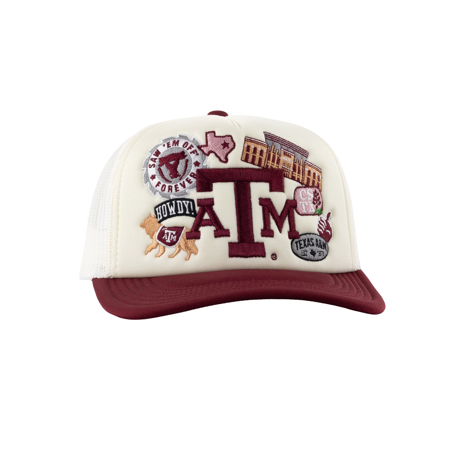 Texas A&M University Collegiate Outfitters All Over Patch Hat