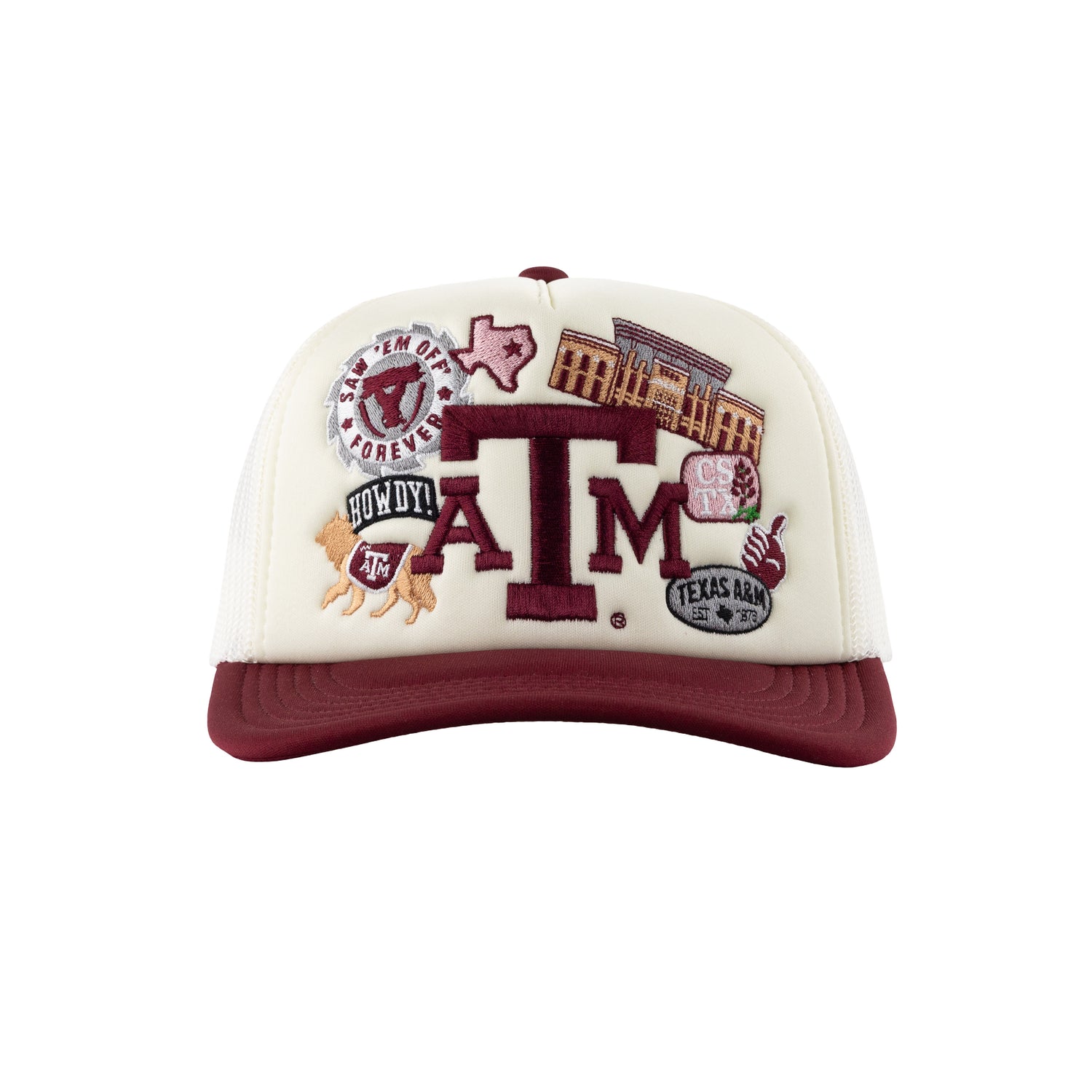 Texas A&M University Collegiate Outfitters All Over Patch Hat