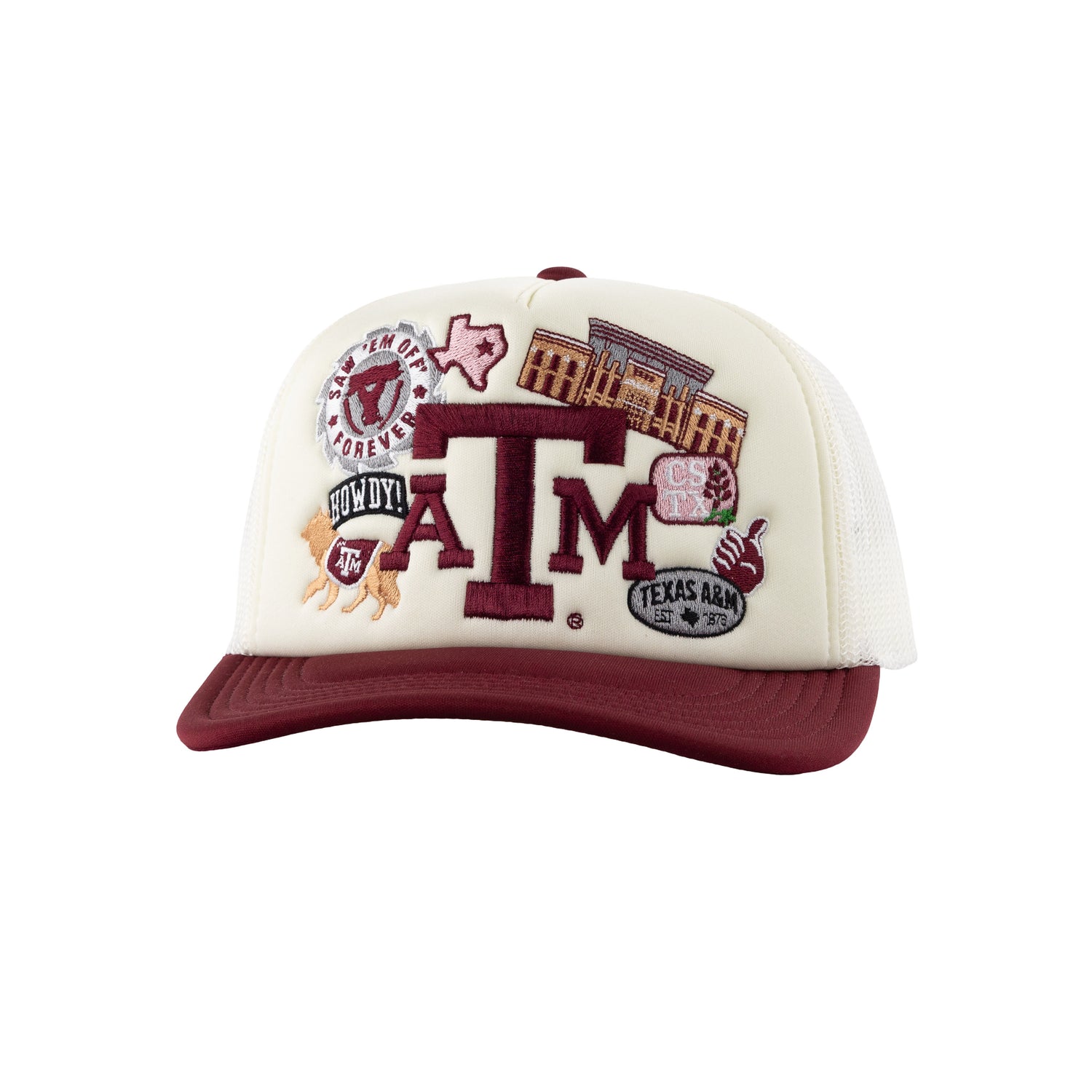 Texas A&M University Collegiate Outfitters All Over Patch Hat