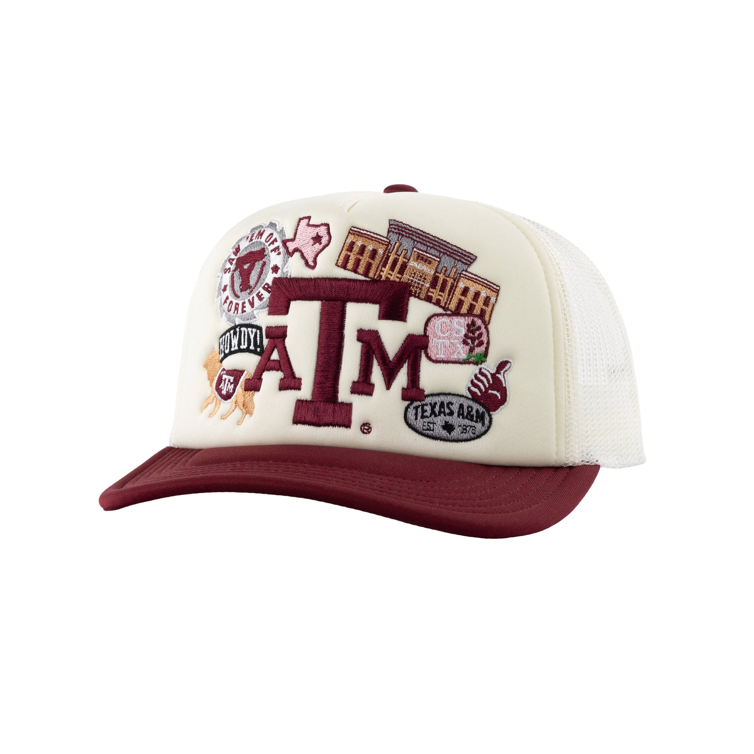Texas A&M University Collegiate Outfitters All Over Patch Hat