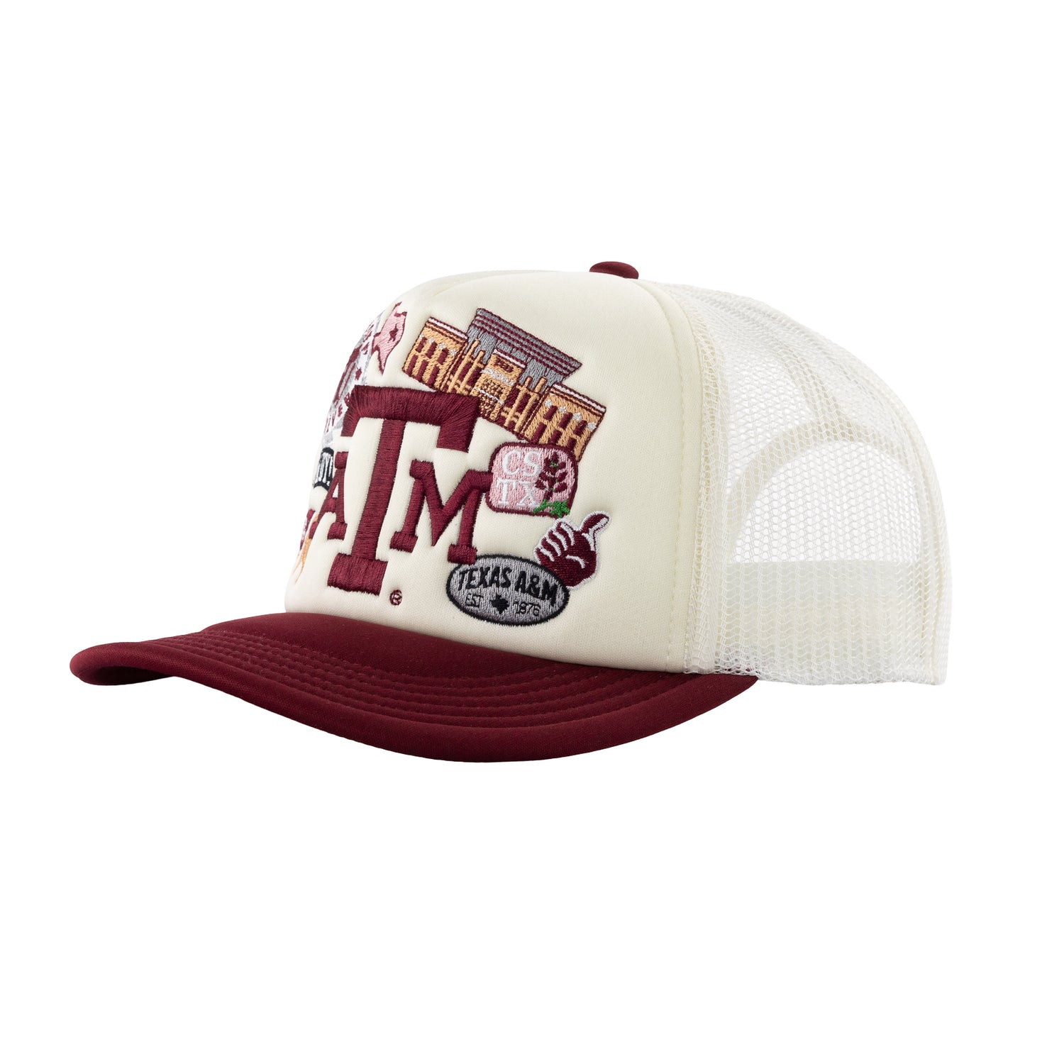 Texas A&M University Collegiate Outfitters All Over Patch Hat