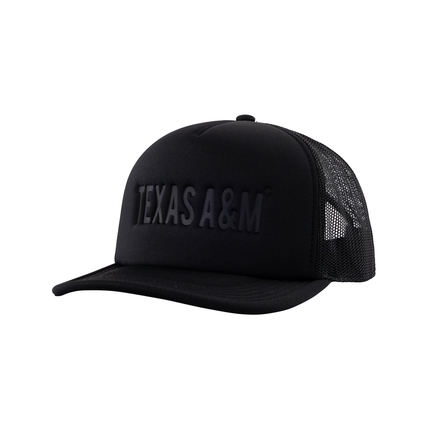 Texas A&M Embossed Black on Black Hat