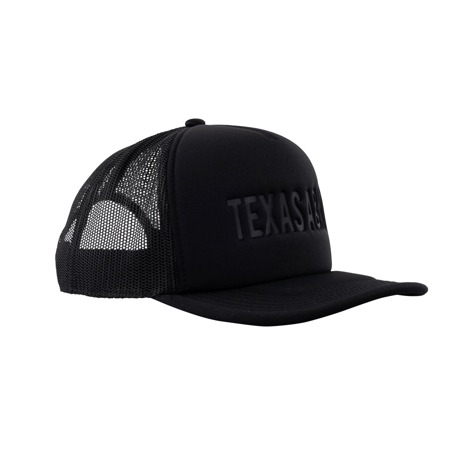 Texas A&M Embossed Black on Black Hat