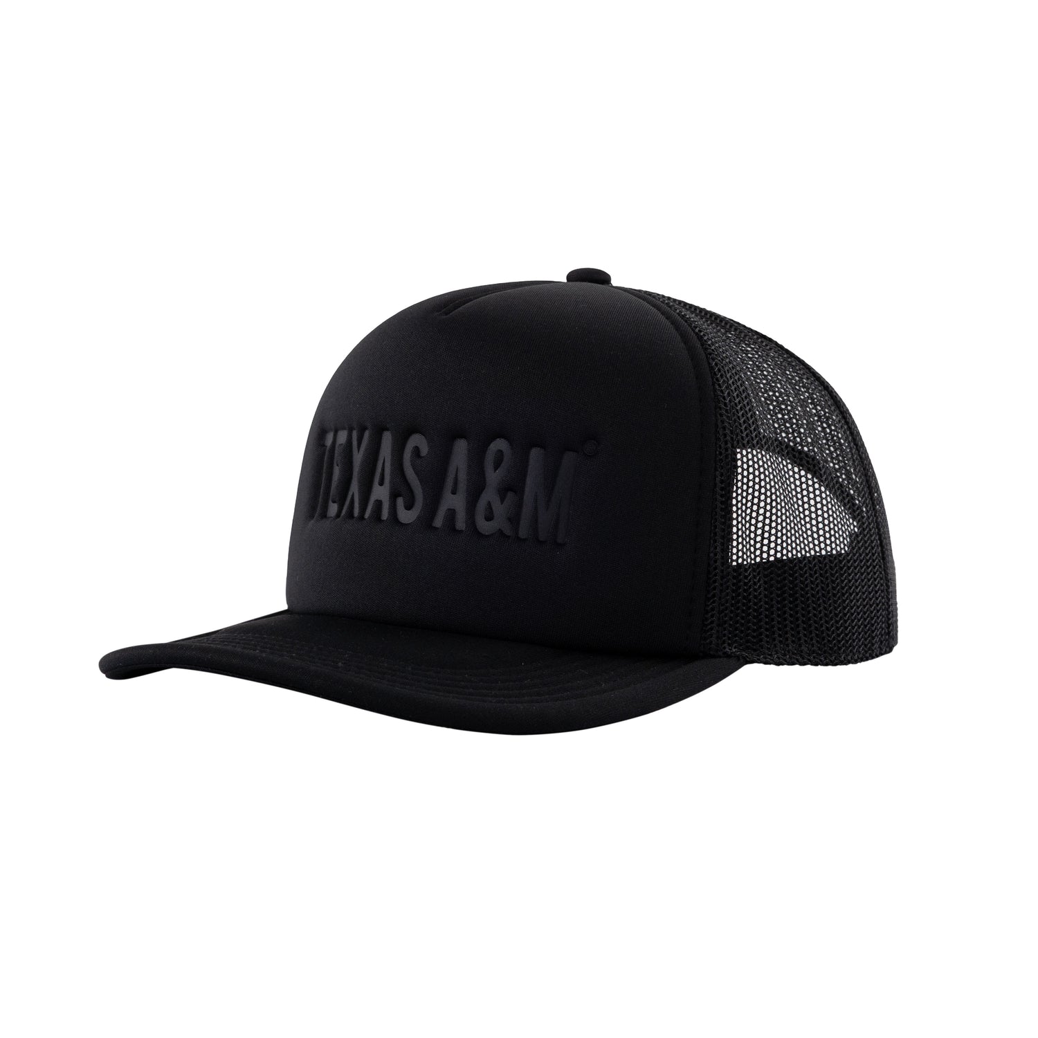 Texas A&M Embossed Black on Black Hat