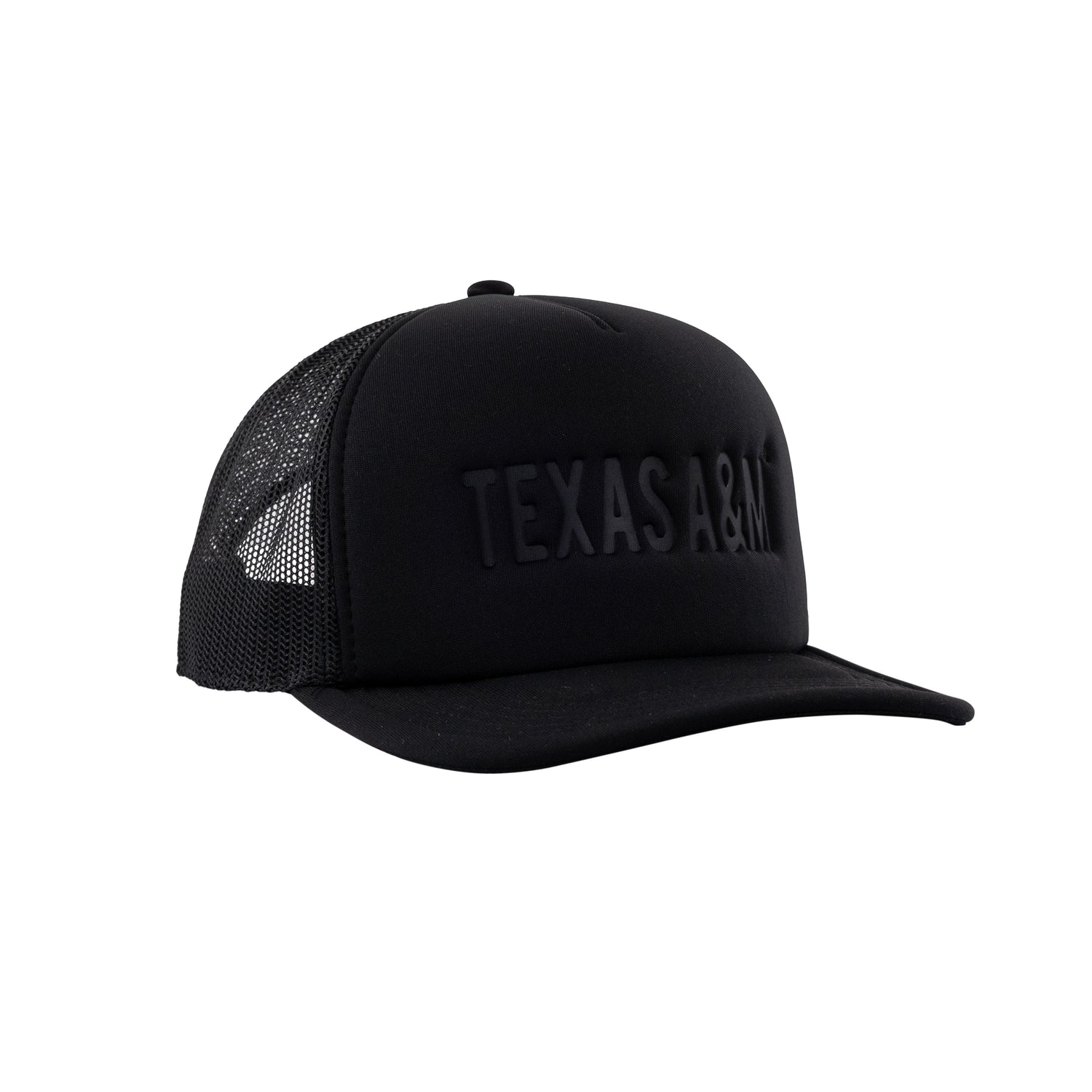 Texas A&M Embossed Black on Black Hat