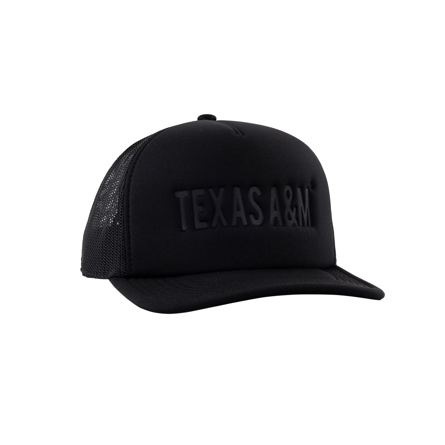 Texas A&M Embossed Black on Black Hat