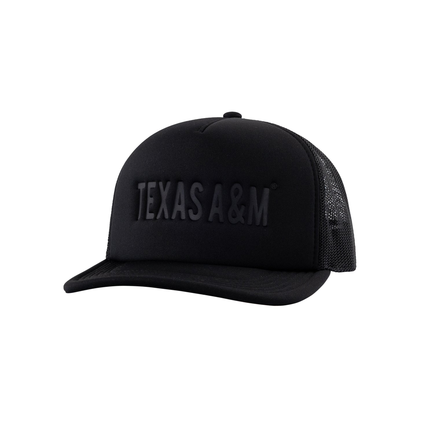 Texas A&M Embossed Black on Black Hat