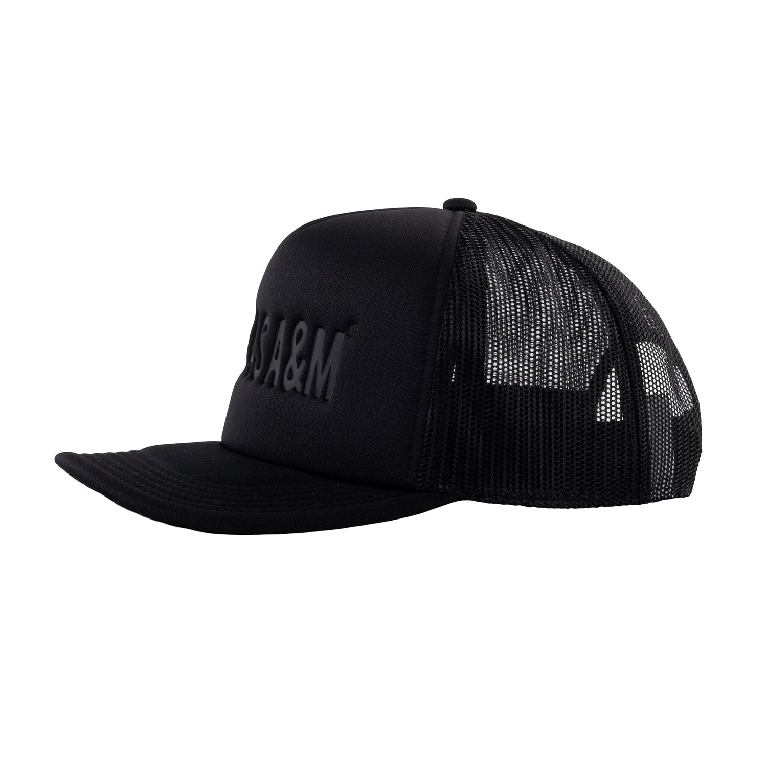 Texas A&M Embossed Black on Black Hat