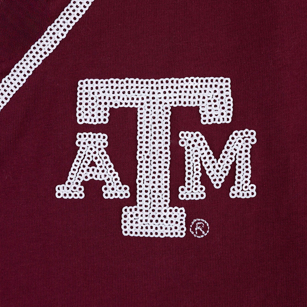 Texas A&M Stewart Simmons Sequin Baseball Button-Up