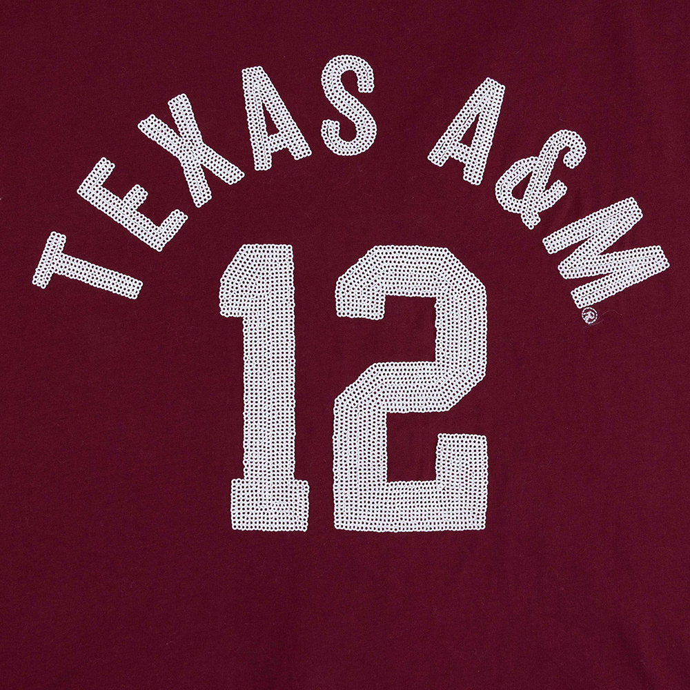 Texas A&M Stewart Simmons Sequin Baseball Button-Up