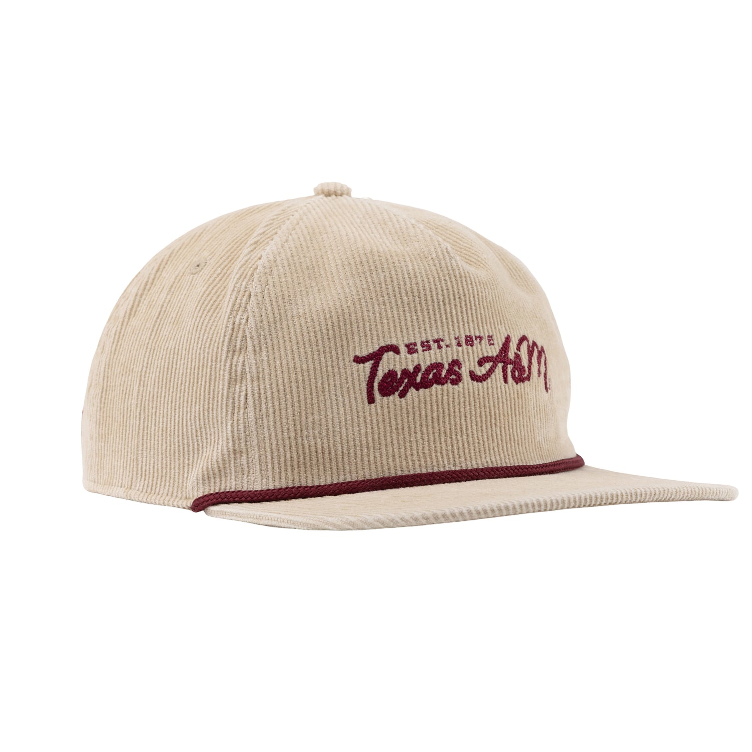 Texas A&M Tan Corduroy Rope Hat